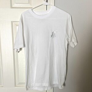 Uniqlo White Short Sleeve Mickey Mouse Tee